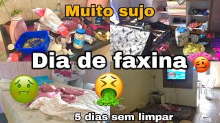 Cansei 5 Dias sem limpar / muito sujo/faxina pesada🥵