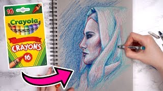 Using ONLY CRAYONS for a Week