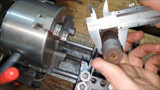 Budowa tokarki Homemade mini lathe part 7