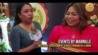 Philippine Finest Business Awards & Outstanding Achievers 2023 | Interview with Events by Marnille