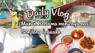 Daily Vlog🌼🥘|| Ngumpul Tempat Saudara Acara Makan Nasi Gonjleng