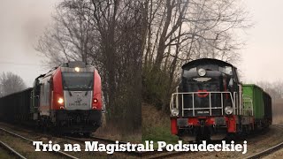 Trio! E6ACTadb-030 + 2xSM42 na Magistrali Podsudeckiej.