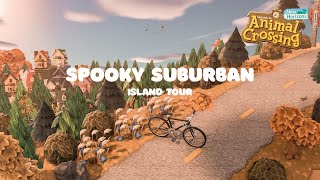 Spooky Suburban Autumn Island Tour - The BEST Island I've Ever Seen! // Animal Crossing New Horizons