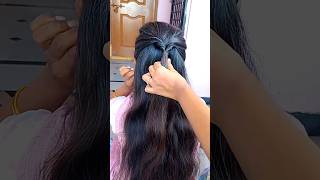 Try this simple clutcher Hairstyle| #shorts #hairstyles #trending #nirmalahairstyles #viral