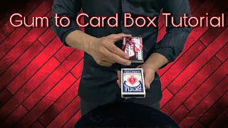 Gum into Card Box gimmick Tutorial