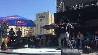 Bboy Saman (UGA) VS Bboy Gravity (USA)  | WDSF Breaking for Gold B-Boys | FISE Montpellier 2022