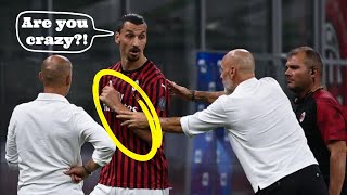 Football players going crazy after substitution | Zlatan, Ronaldo, Haaland