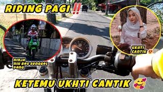 RIDING PAGI V-IXION HARIAN 150cc‼️KETEMU UKHTI CANTIK DI JALAN🥰