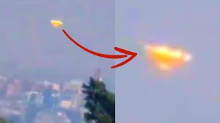 Daylight Mystery: Glowing Pyramid UFO Caught on Camera in Mexico City #uap #aliens #mysterious