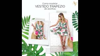 COMO TRAÇAR O VESTIDO TRAPEZIO #sewing #costura #antoniaferreira