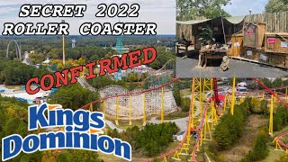 Kings Dominion’s 2022 SECRET Roller Coaster CONFIRMED (Crypt Replacement)