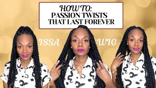 How to: Passion Twists | Watch Me Create, Refresh & Install this Wig 🎀 #passiontwists