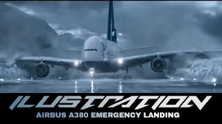 PESAWAT AIRBUS A380 JUMBO SKY SUISSE FLIGHT 1412 EMERGENCY LANDING