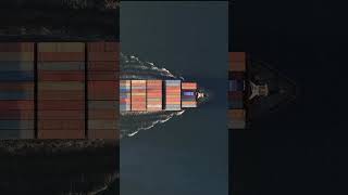 EPIC Container Ship Loading! WATCH NOW Asmr video #oceanlife #largestship #containers