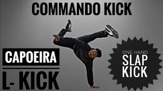 One hand slap kick || Capoeira L - kick