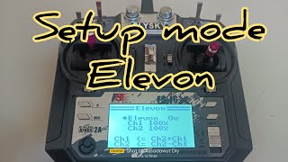 เซ็ตอัพโหมด Elevon วิทยุบังคับ Flysky Fs-i6 ควบคุมรถตัดหญ้า