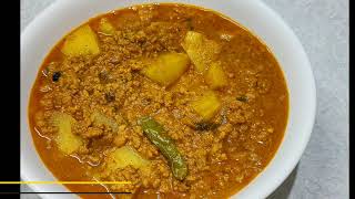 Delicious aloo keema recipe l  keema aloo recipe l  how to make aloo keema