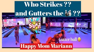 Who Strikes or Gutter The Ball I Happy Mom Mariann