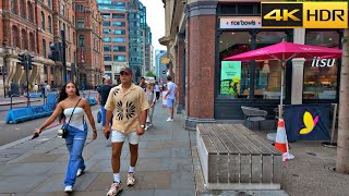 A Cloudy London Walk: Exploring the City from 🌁 Tower Bridge to Liverpool Street [4k HDR]