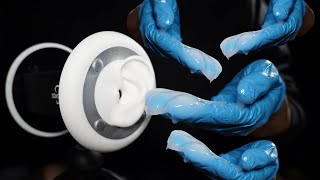 ASMR Ear Massage with Gel × Nitrile Rubber Gloves / 3Dio (No Talking)