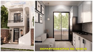 CASA de 4 x 10 - CASAS de dos PISOS - CUARTOS para Rentar