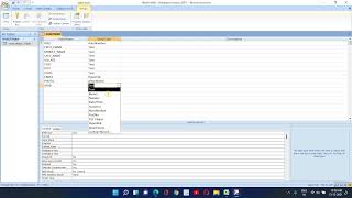 HOW TO CREATE DATABASE AND TABLE IN MS ACCESS