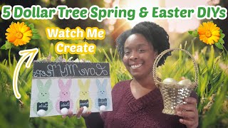 5 Dollar Tree Spring & Easter DIYs | $1 High End Looks