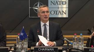 NATO Secretary General Jens Stoltenberg opens second day of North Atlantic Council (13 Feb. 20)