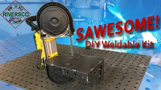 Portable Bandsaw Table DIY You Weld Kit to Certiflat fabBlock