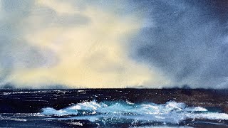 Loose Watercolour Seascape