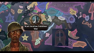 Playing the weirdest world map mod in Hoi4