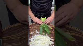 White Leek Cutting Tricks #cuttingtricks