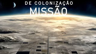 Viagem a misteriosos exoplanetas e colonização. Filme de ficção científica.