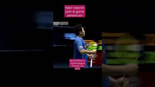 Kejar-kejaran poin di game penentuan. Kevin/Ahsan vs Hoki/Kobayasi #video #viral #badminton