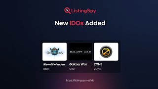 🔥 HOT upcoming IDO, three new projects today 🔥