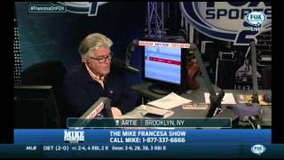 Mike Francesa: Artie from Brooklyn doesn't like Mets batting pitcher 8th