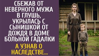 Сбежав от неверного мужа в глушь, укрылась с сынишкой в доме больной гадалки… А узнав о наследстве…