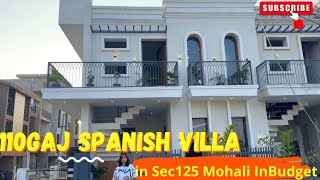 Must Watch CORNER 110Gaj 22×45 Designer Villas in Sec125 Mohali