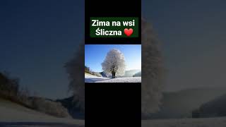 zima na wsi❤