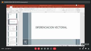 Clase 1 A  Vectorial DIFERENCIACION VECTORIAL Lunes 7 Marzo