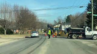 Moore Road work, Waterbury, CT ￼