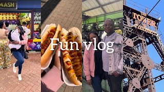 Fun vlog : I won 🥳| Gold reef city 🎢 vlog| Eating alot of junk food