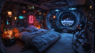 In Planetary Orbit | Living in Peaceful Space | Soothing Smooth Deep Rumble Space Sounds | 10 hours