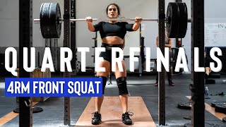 Lauren Fisher - 2021 Crossfit Games Quarterfinals 4RM FRONT SQUAT