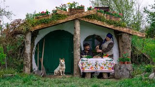 Restoring our Hobbit House and Cooking Dinner for the Workers