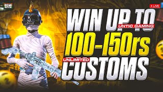 BGMI Live Custom Room | New Rp is here | Uc And Paytm Cash Giveaway BGMI Live UnTic Gaming