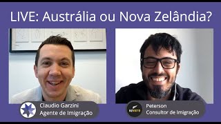 LIVE: NOVA ZELÂNDIA OU AUSTRÁLIA? Qual é o melhor país para imigrar?