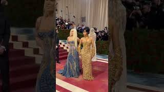 Cardi B & Donatella #metgala #shorts