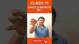 Class 11th || Finite & Infinite Sets || #mathsbydivyanshug#maths #class11syllabus #shorts#viralvideo