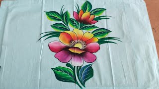 Latest & Most Beautiful Hand Painted Bedsheet Design Collection 2024/Fabric PaintingHandpainting